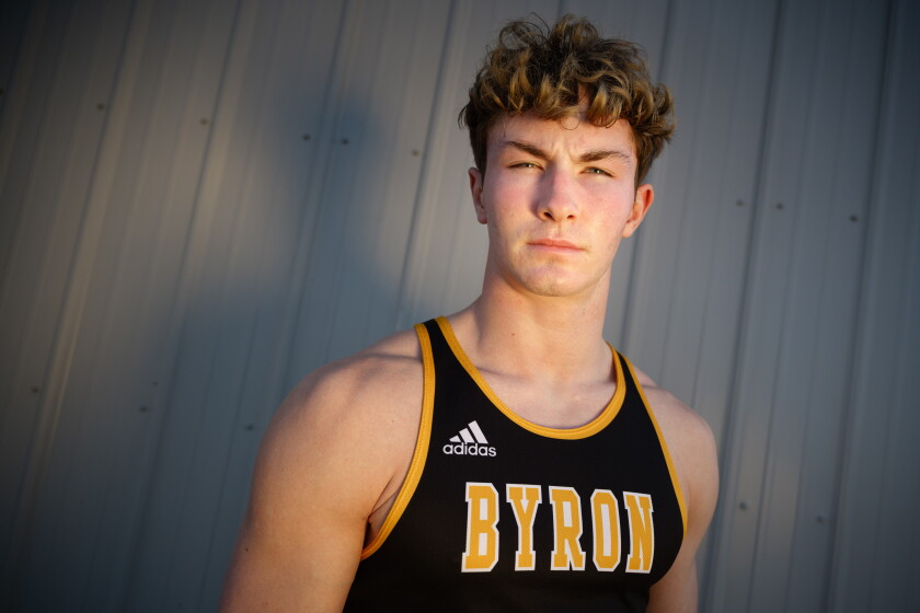 Carson Heimer puts track folks on notice — he's a state 100 contender ...