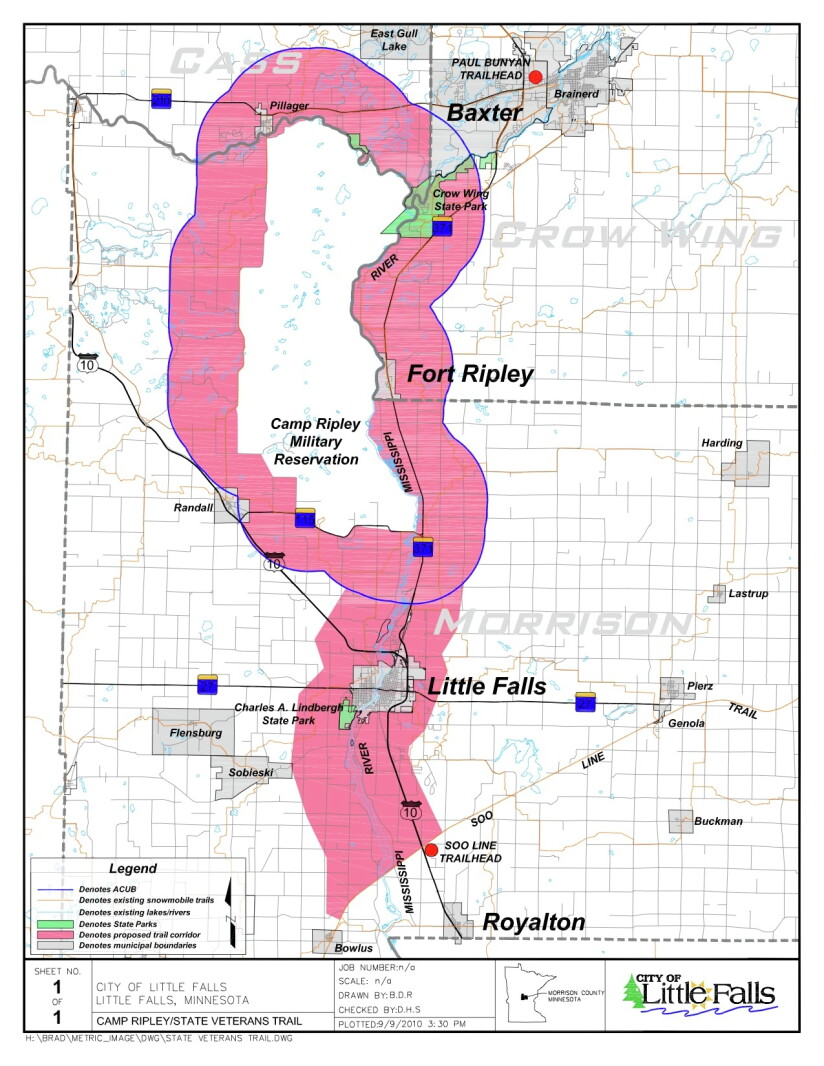 Camp Ripley Veterans State Trail to be state's first multi-use trail ...