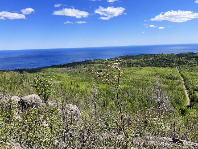 View of Lake Superior from the Fantasia spur trail