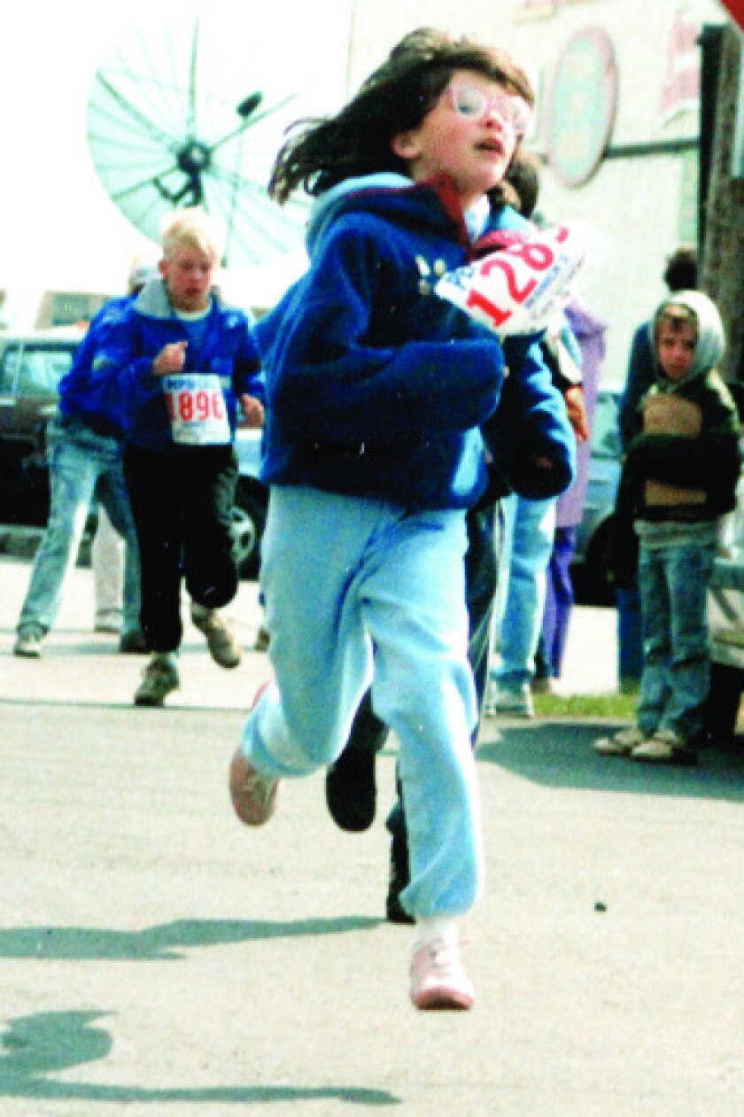 Young Kara Goucher