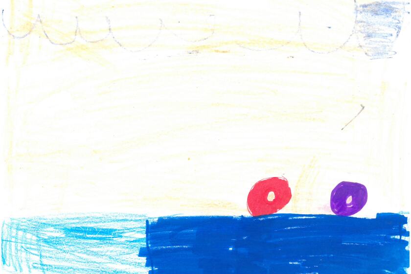 Wheels will turn. Weather drawing by Shelby Evans of Mrs. Meyer's third-grade class at Harrison Elementary School.
