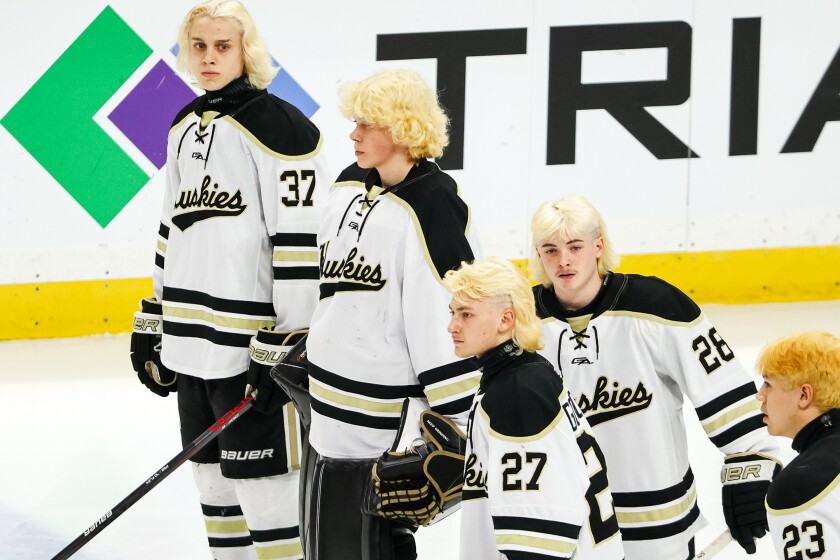Let it flow Minnesota AllHockey Hair Team 2025 The Rink Live