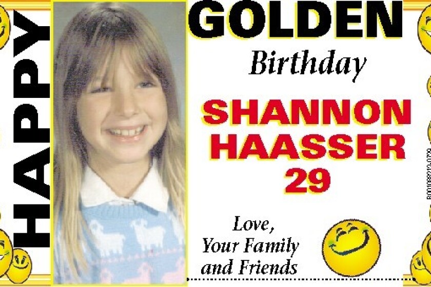 Happy Golden Birthday Shannon - Duluth News Tribune | News, weather