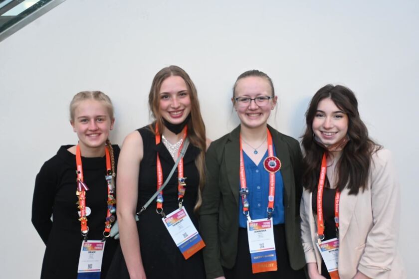 Students at science fair