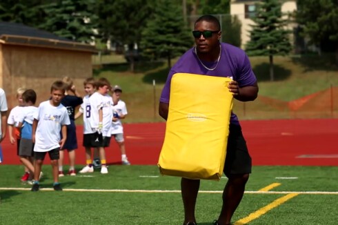 C.J. Ham Youth Football Camp attracts hundreds