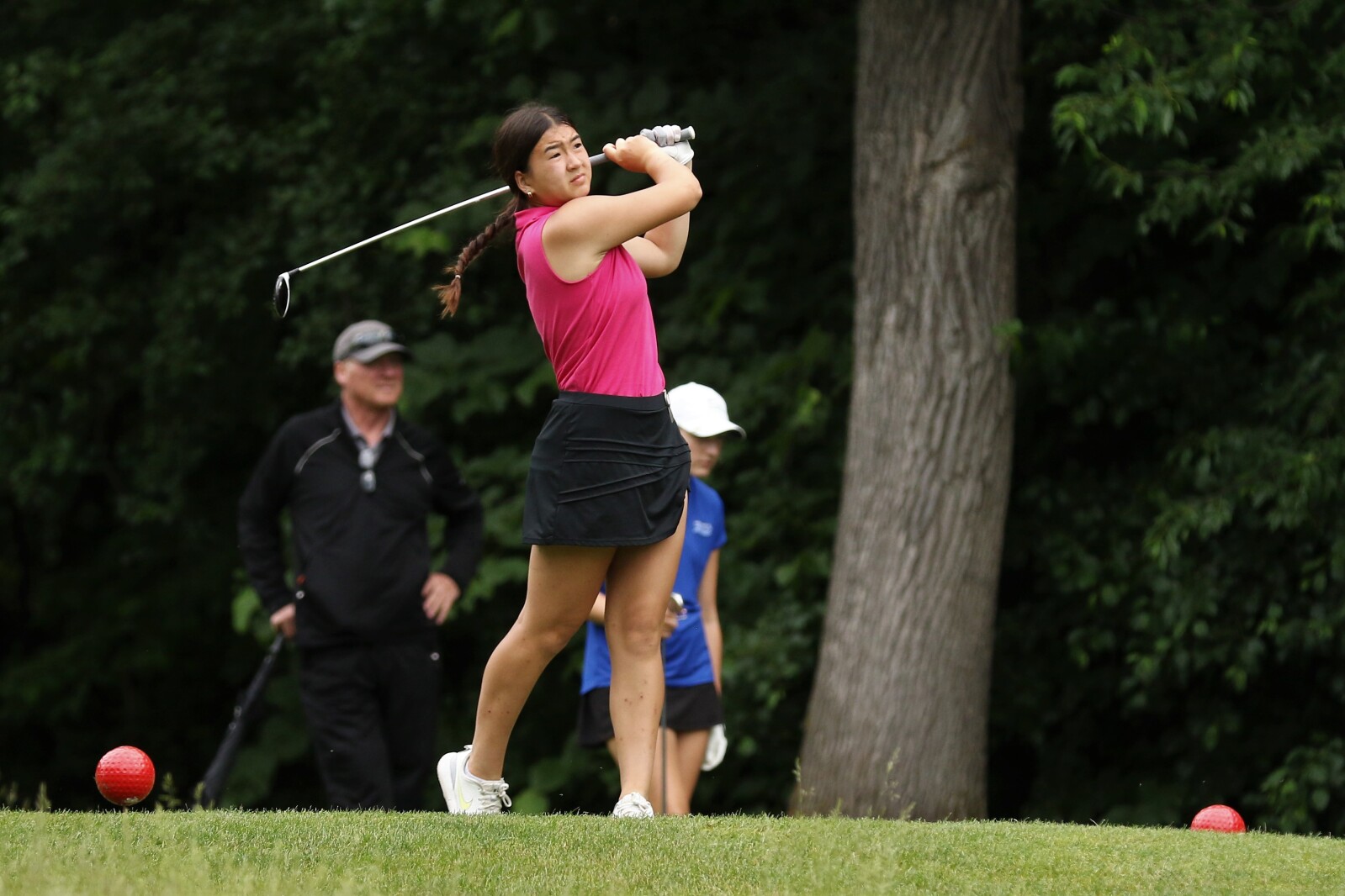 Area golfers compete in the Class 2A State Golf Tournament.