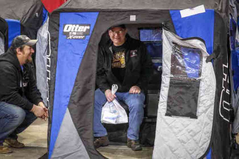 Arrowhead Ice Fishing and Winter Show_ Otter fish house