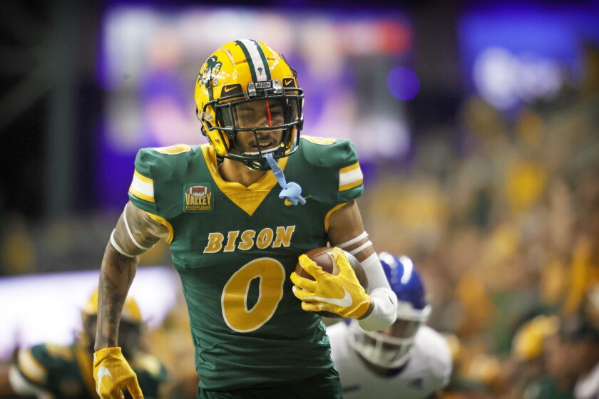 Bison receiver Zach Mathis healthy, making most of opportunities for ...