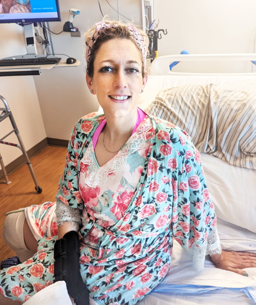 Becky Sletto of Brandon gets opportunity to thank the people who saved ...