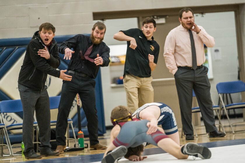 Zumbrota-Mazeppa, Pine Island wrestling