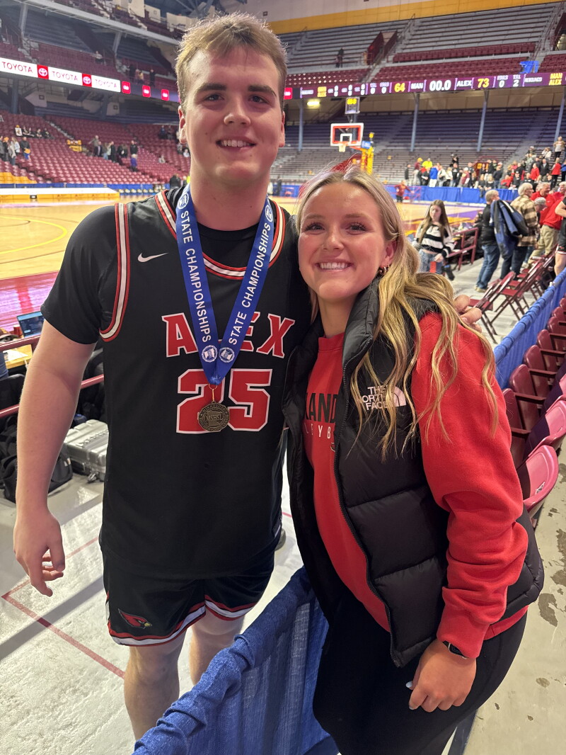 Alexandria siblings Blake and Chloe Scholl look back on special 2024-25 year in athletics