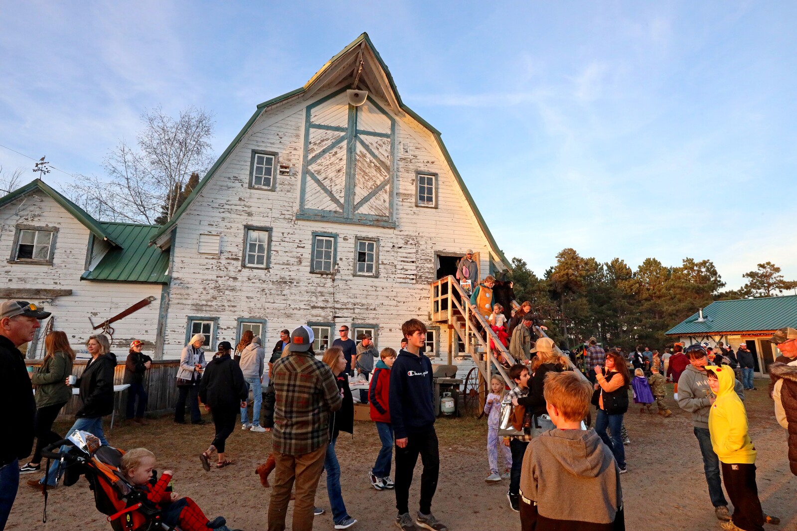 Nisswa Fire Department Haunted Barn and Hayrides on Saturday, Oct. 30, 2022, in Nisswa.