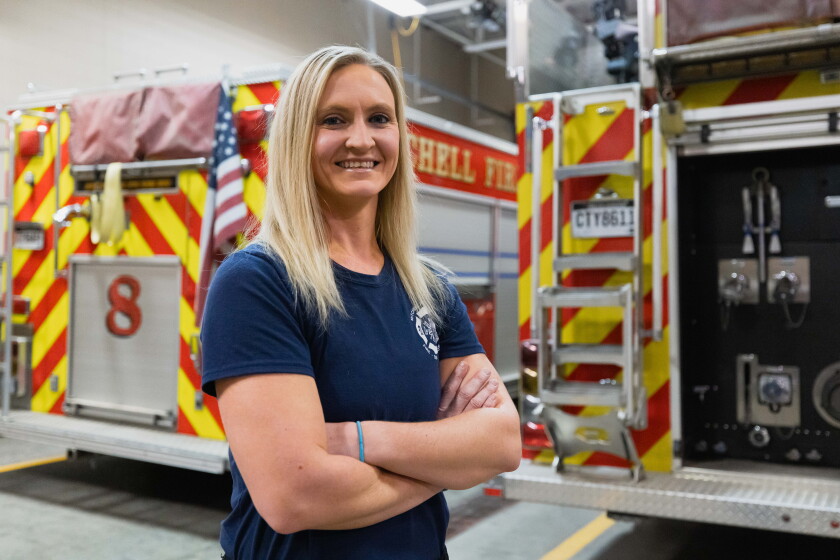 Fire Assistant Boehmer promoted as first female assistant fire chief for Mitchell Fire ...