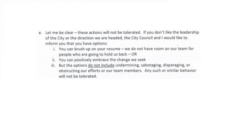 EMBED: Tom Barry Termination Threat