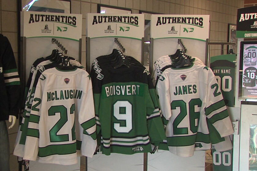 UND fans can now sport current player jerseys with new NIL deal at The ...