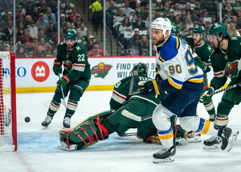 NHL: Stanley Cup Playoffs-St. Louis Blues at Minnesota Wild
