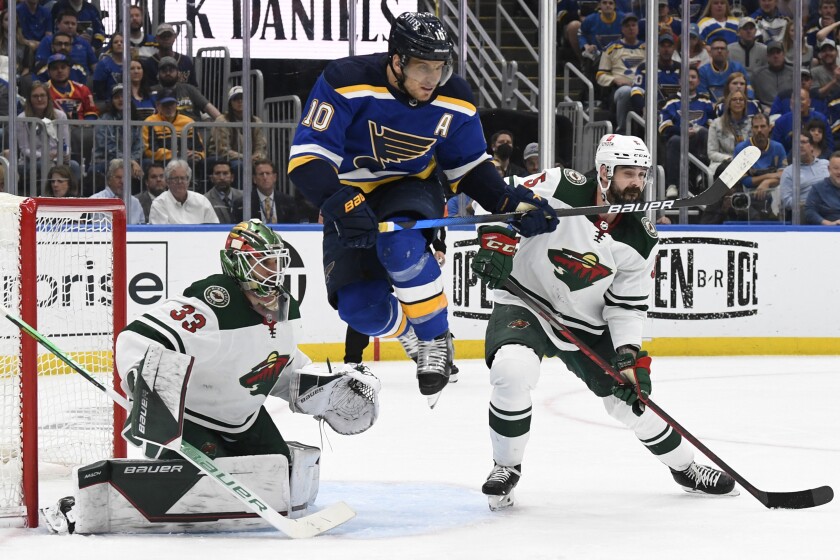 NHL: Stanley Cup Playoffs-Minnesota Wild at St. Louis Blues