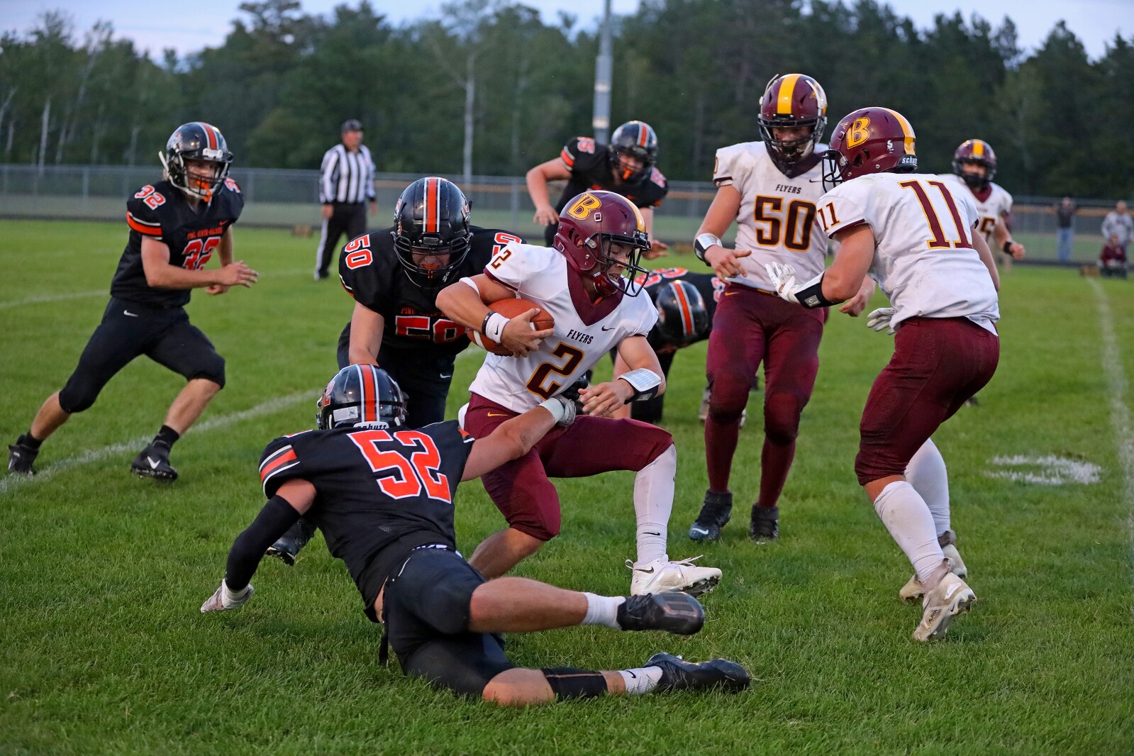 PRB football vs Bagley