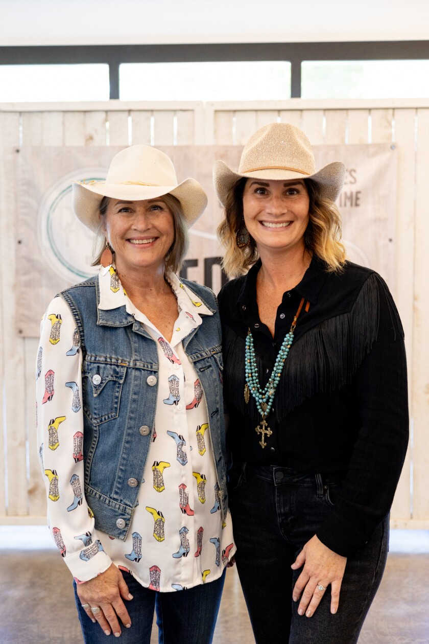 MOTY_Jenessa and her mom, Charlene Kuznia, at the Down Home Hoedown fundraiser in September 2023-photo courtesy of Heidi Morlock.jpg