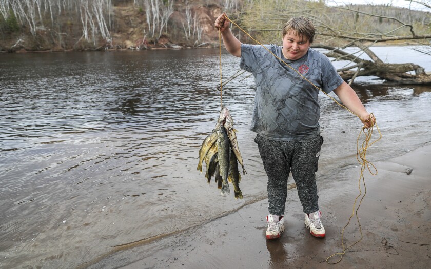 stringer of fish