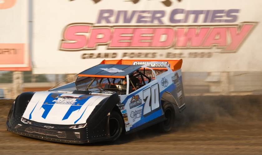 In only his second night in the car, Tyler Peterson captures late model ...