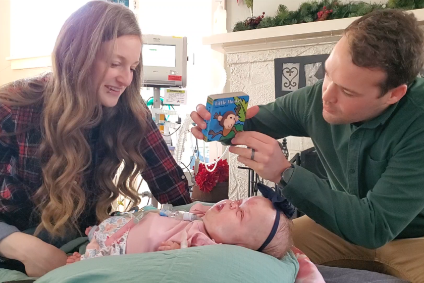We weren't sure she would live for hours': Moorhead toddler born with rare genetic condition now home - InForum | Fargo, Moorhead and West Fargo news, weather and sports