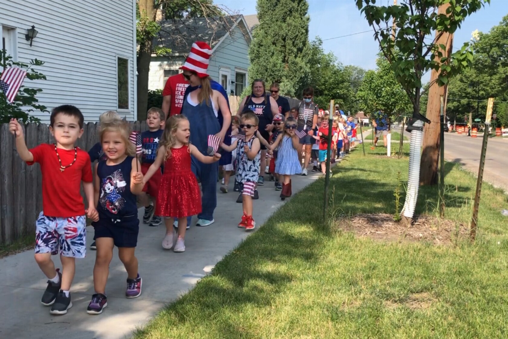 Sanford day care celebrates Fourth of July early with mini parade ...