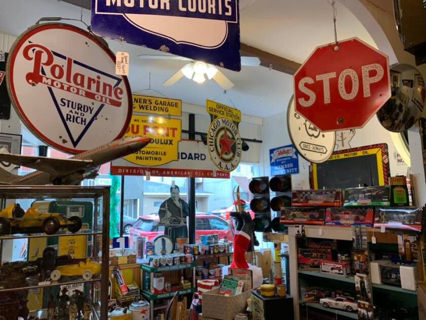 2021 Gas related and automobile collectibles found at Sarah's Uniques and Jim's Mantiques, St. Charles..jpg