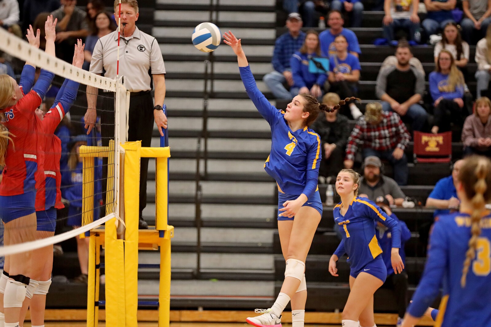 Pequot Lakes vs Wadena-Deer Creek Volleyball on Thursday, Nov. 3, 2022, in Sauk Rapids.