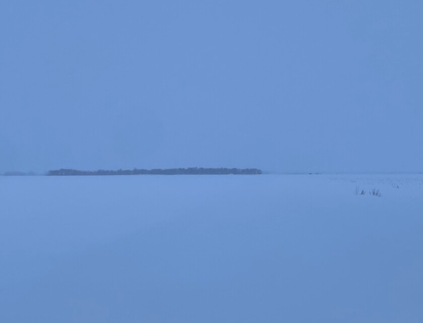 Snow covered road