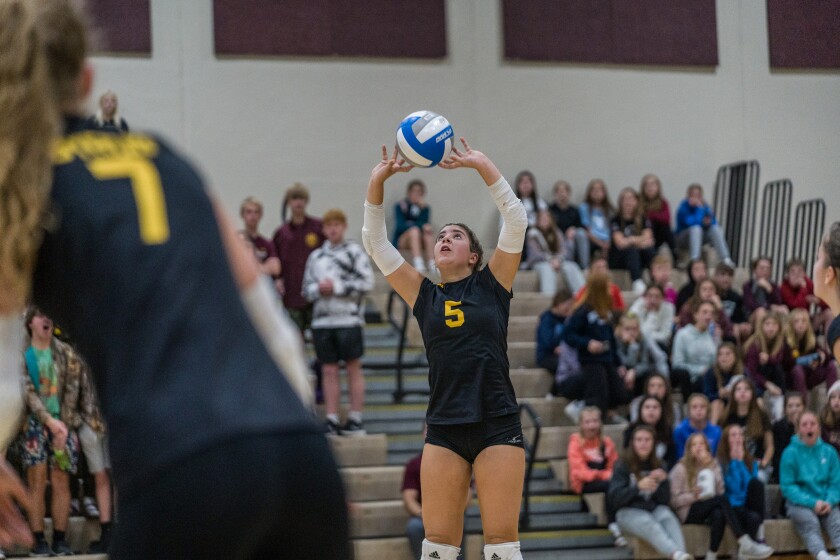 Stewartville, Byron Section 1AAA girls semifinal volleyball