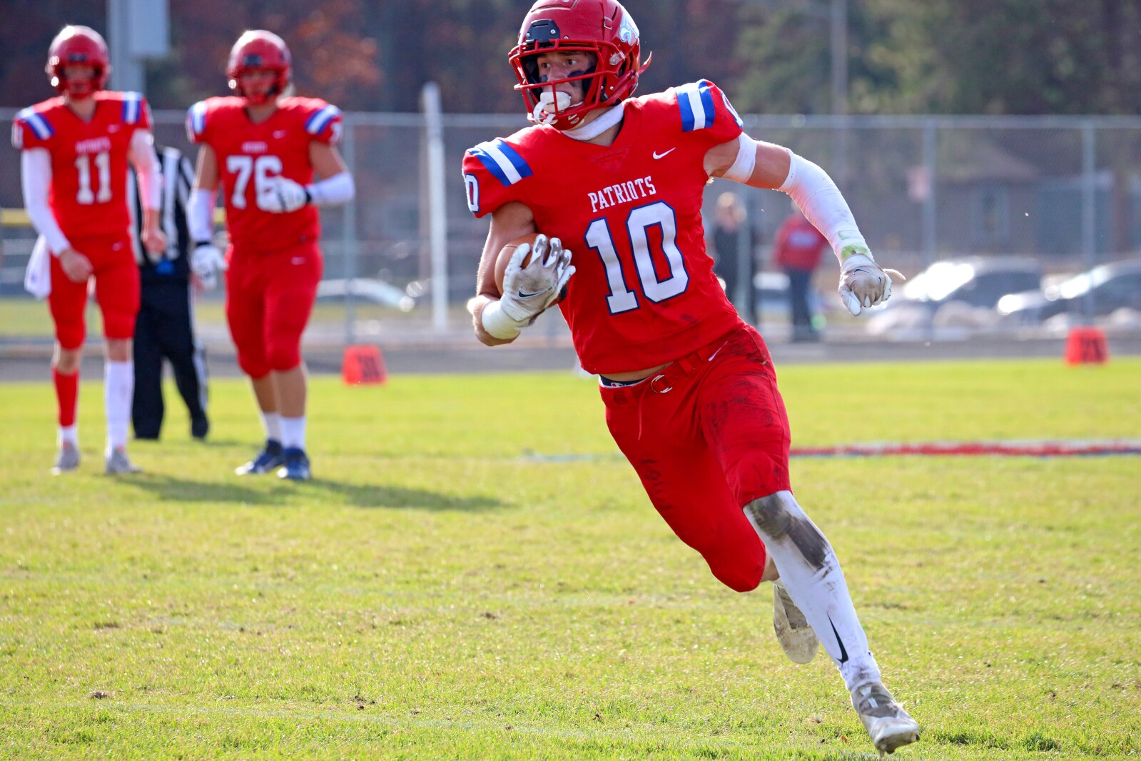 Pequot Lakes against Aitkin Football on Saturday, Oct. 29, 2022, at Pequot Lakes.
