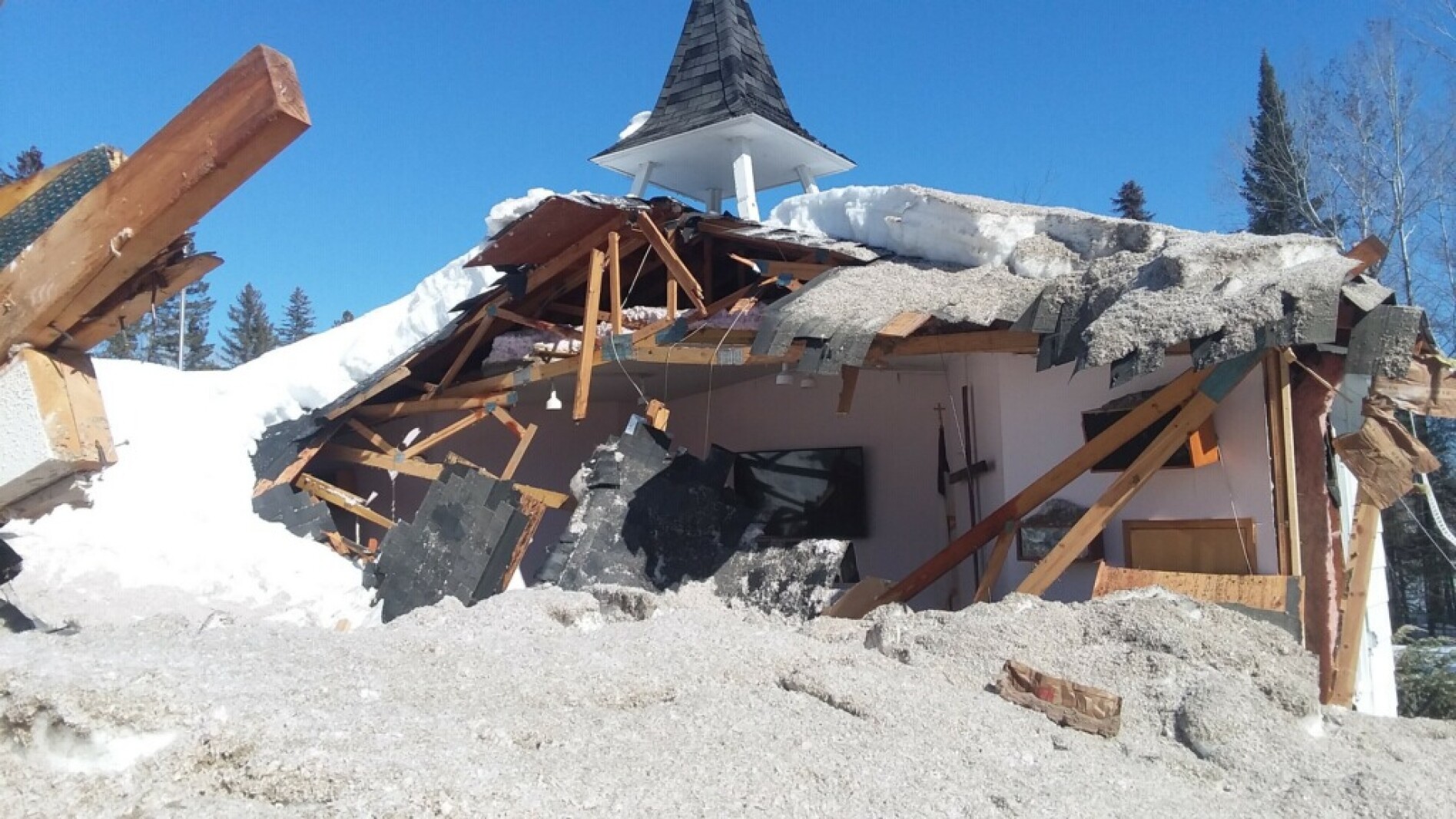 Douglas County Church Displaced By Roof Collapse Superior Telegram douglas-county-church-displaced-by-roof-collapse-superior-telegram