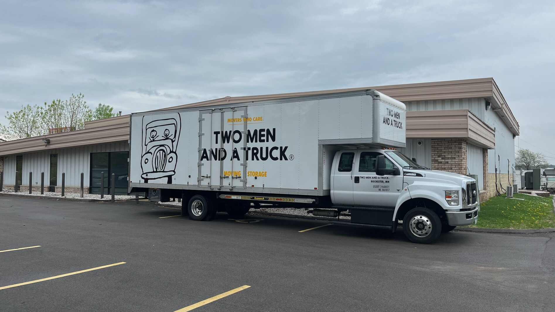 Two Men And A Truck Are On The Move To A New Rochester Office Post Two men and a truck are on the move to a new rochester office post