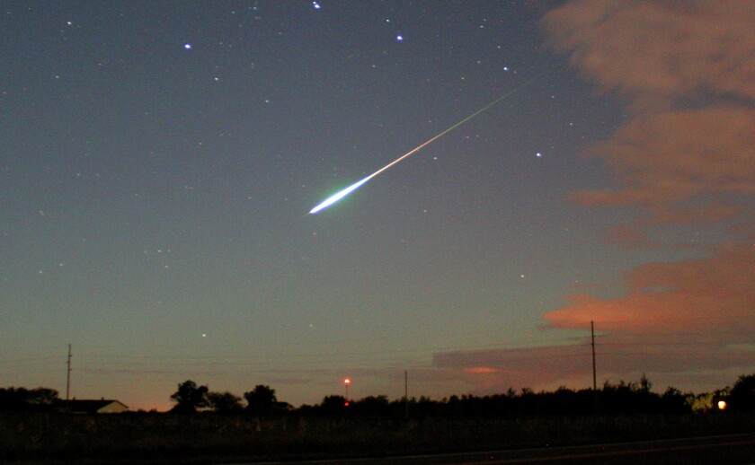 Fireball meteor