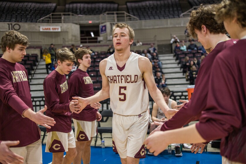 Plainview-Elgin-Millville, Chatfield Section 1AA quarterfinal boys basketball