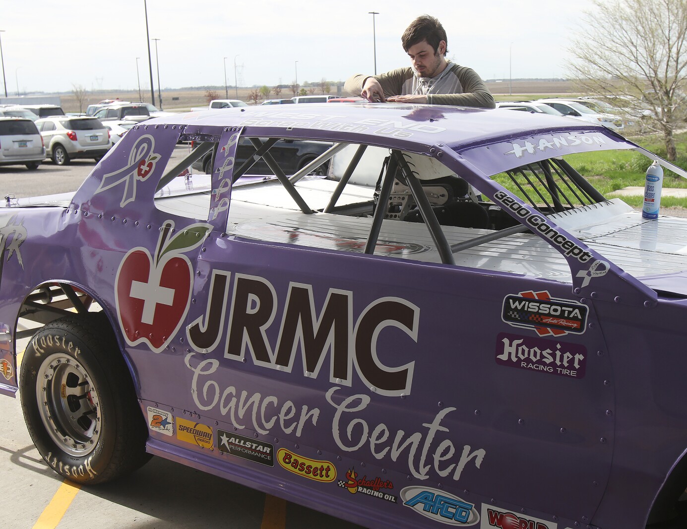 Race car driver dedicates season to JRMC - Jamestown Sun | News ...
