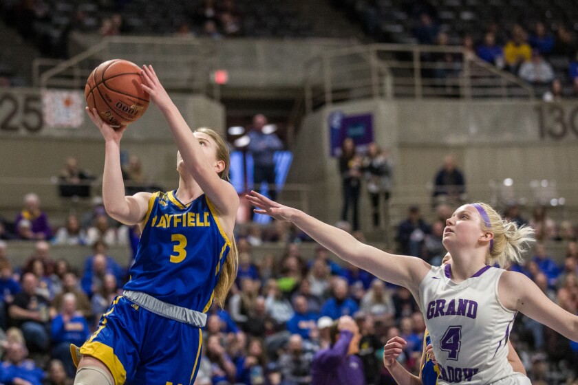 Hayfield, Grand Meadow Section 1A Championship girls basketball