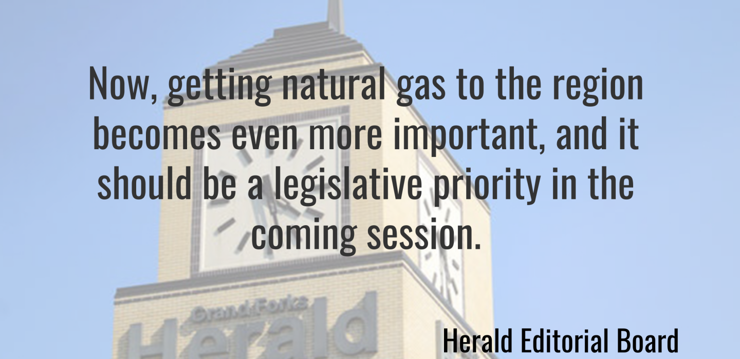 Our view: Soybean plant’s arrival is all the more reason to expand natural gas in eastern North Dakota Our view: Soybean plant’s arrival is all the more reason to expand natural gas in eastern North Dakota