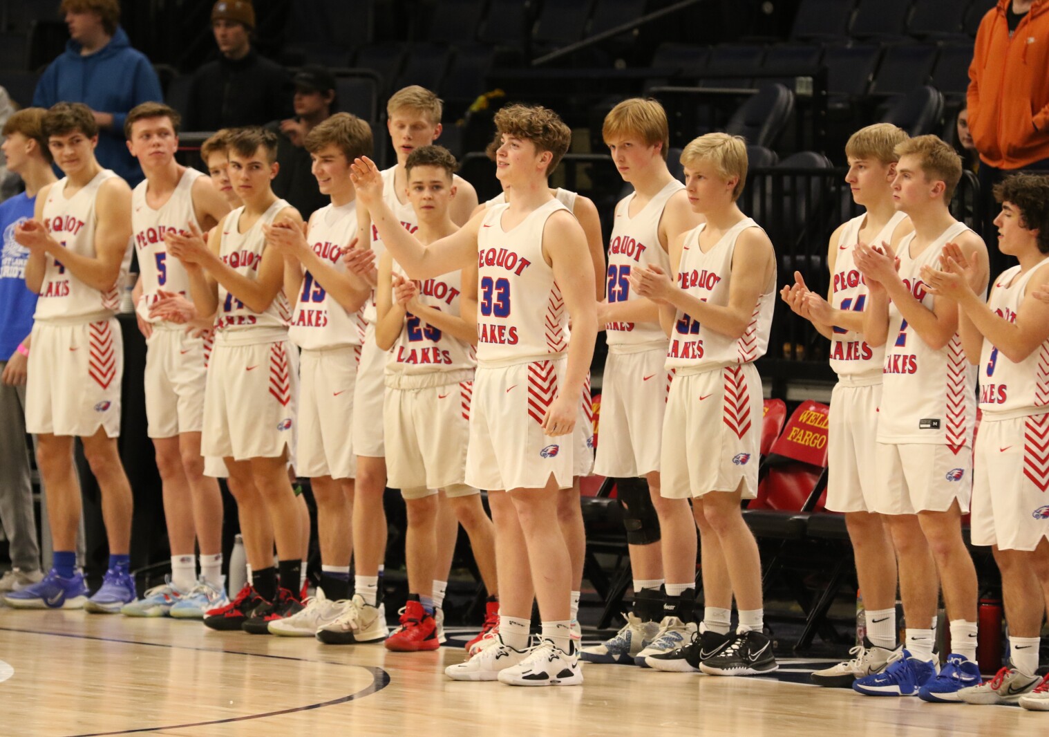 Pequot Lakes vs Annandale Class 2A State Quarterfinals Tuesday, March 22, 2022, at Target Center.