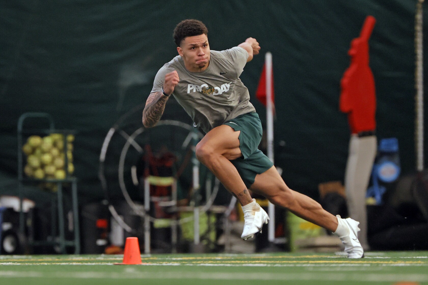 View reaction to former Bison WR Christian Watson being selected near