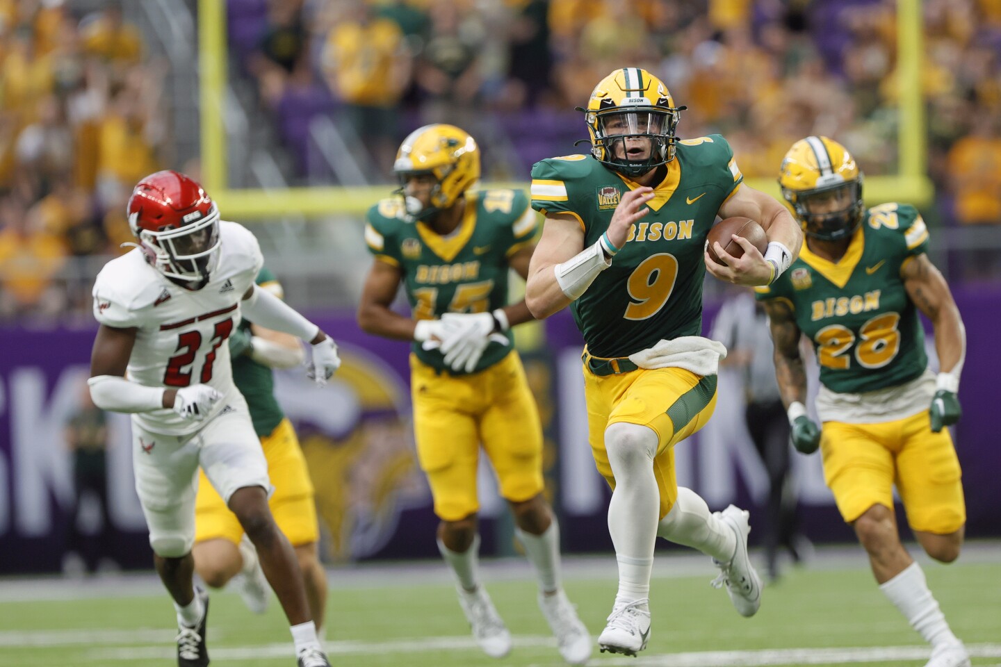 PHOTOS Scenes From NDSU Bison Victory In 1st College Football Game photos-scenes-from-ndsu-bison-victory-in-1st-college-football-game