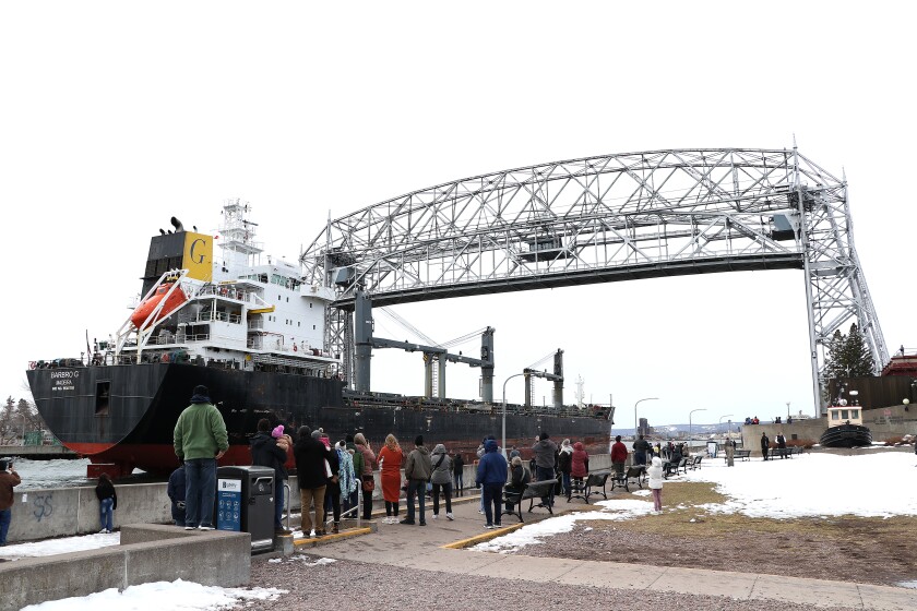 First saltie of season arrives under Duluth Aerial Lift Bridge - Duluth News Tribune | News, weather, and sports from Duluth, Minnesota first-saltie-of-season-arrives-under-duluth-aerial-lift-bridge-duluth-news-tribune-news-weather-and-sports-from-duluth-minnesota