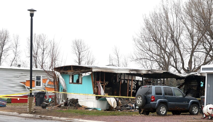 Friday morning fire at Sungold Heights destroys a trailer, one fatality found during Fire Marshal investigation.