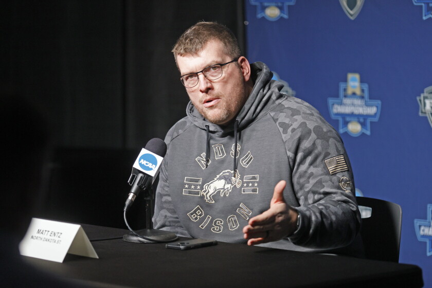 McFeely: With NDSU making title game, head coach Entz gets year added ...