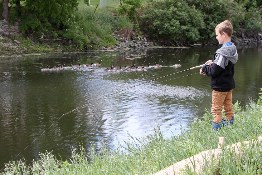 fishing on the james
