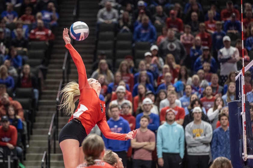 Cannon Falls, Pequot Lakes Class AA Championship volleyball