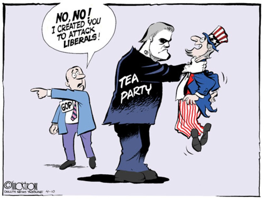 Cartoon: Tea party