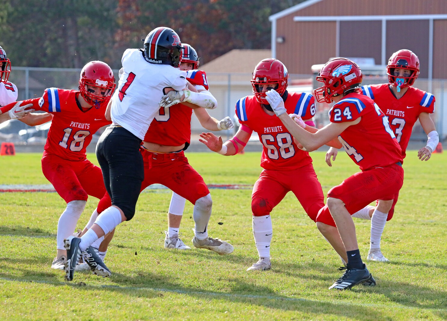 Pequot Lakes against Aitkin Football on Saturday, Oct. 29, 2022, at Pequot Lakes.