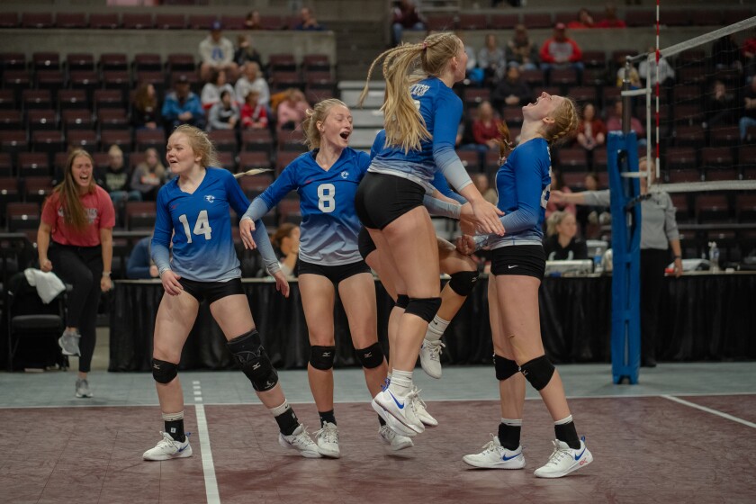 Mabel-Canton vs. Bethlehem Academy Volleyball Section 1A Champio
